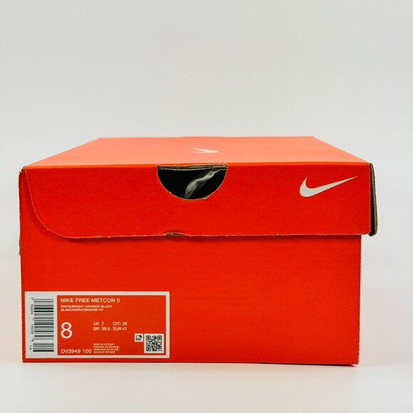 Nike Free Metcon 5 \'White Bright Crimson\' DV3949-100 Gym Multi Size main image 12